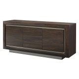 CamelGroup Erezett dió tálalószekrény, 2 ajtós, 3 fiókkal – CA Elite Day