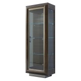 CamelGroup Erezett dió vitrines szekrény, 1 ajtós – CA Elite Day