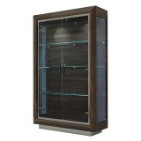 CamelGroup Erezett dió vitrines szekrény, 2 ajtós – CA Elite Day