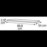 CamelGroup Extra polc 2-ajtós szekrénybe - dió