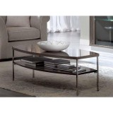 CamelGroup Ezüst nyír dohányzóasztal, íves – CA Elite Day