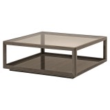 CamelGroup Ezüst nyír dohányzóasztal, négyzet alakú – CA Elite Day