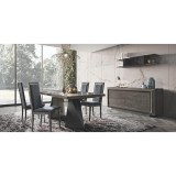 CamelGroup Ezüst nyír étkező garnitúra 160x105 cm-es Tent étkezőasztallal – CA Elite Day