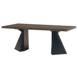 CamelGroup Ezüst nyír étkezőasztal, bővíthető, 140x105 cm (+2x50 cm bővíthető) – CA Elite Day Tent