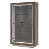 CamelGroup Ezüst nyír vitrines szekrény, 2 ajtós – CA Elite Day