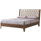 CamelGroup Giotto franciaágy keret ágyneműtartóval - dió