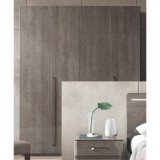 CamelGroup Maia 6-ajtós gardróbszekrény, Milano fényes króm színű fogantyúval - ezüst nyír