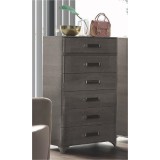 CamelGroup Maia magas, fiókos komód - ezüst nyír