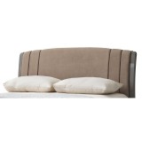 CamelGroup Maia Trendy franciaágy keret Luna ágyneműtartóval - ezüst nyír