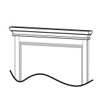 CamelGroup Nostalgia Day Mini korona az előszobapanelhez - dió