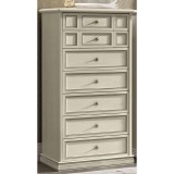 CamelGroup Nostalgia magas, fiókos komód - antik fehér