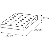 CamelGroup Ortopéd matrac 180x200 cm-es ágykeretbe