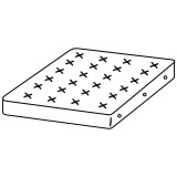 CamelGroup Ortopéd matrac 90x200 cm-es ágykeretbe