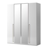 CamelGroup Smart 2-ajtós tükrös gardróbszekrény - fehér
