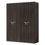 CamelGroup Smart 4-ajtós gardróbszekrény, Volare fogantyúval - erezett dió