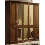 CamelGroup Torriani 5-ajtós gardróbszekrény - dió