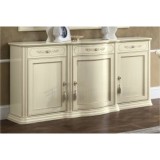 CamelGroup Torriani Day 3-ajtós tálalószekrény 3 fiókkal - elefántcsontszín