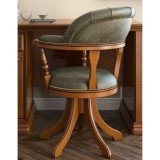 CamelGroup Torriani Day forgószék műbőrrel, kerekek nélkül - dió