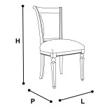 CamelGroup Torriani Day szék - dió