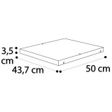 CamelGroup Torriani extra polc 1-ajtós szekrénybe - dió
