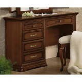 CamelGroup Torriani fésülködő asztal 5 fiókkal - dió