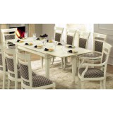 CamelGroup Treviso Day étkezőasztal 140x85 cm (+2x45 cm hosszabbítható) - fehér kőris