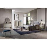 CamelGroup Verdi hálószoba - bézs, 160x200 cm ággyal