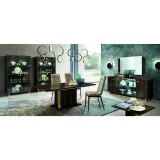 CamelGroup Volare Day étkező - erezett dió, 140x101,5 cm étkezőasztallal