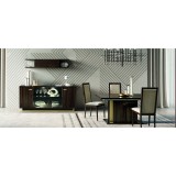 CamelGroup Volare Day étkező - erezett dió, 200x101,5 cm étkezőasztallal