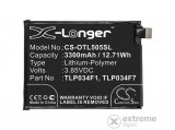 Cameron Sino 3300 mAh Li-Polymer(belső akku, beépítése szakértelmet igényel, TLP034F1, TLP034F7 kompatibilis)