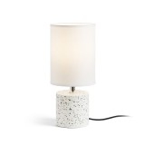 CAMINO asztali lámpa búrával fehér dekoratív terasz 230V LED E27 15W