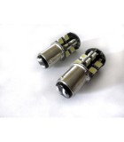 Can-bus szuper SMD LED 23mm fehér - Exod BAY15D-19 - párban