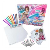 Canal Toys Magic Trace stúdió: Ragyogó rajzolás - divat kreatív játékszett