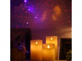 candleledset 3 db LED gyertya távirányítóval