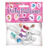 CANDYPRINTS Dirty Balloons - pénisz mintás léggömb (7db)
