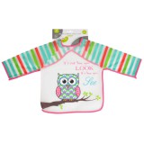 Cangaroo BIB előke hosszú ujjas Messy PINK