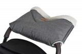Cangaroo LUXE kézmelegítő babakocsira, muff SZÜRKE