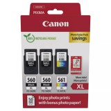 Canon 3712C012 tintapatron 3 db Eredeti Nagy (XL) kapacitású Fekete, Cián, Magenta, Sárga