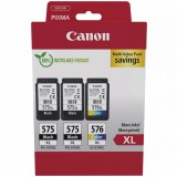 Canon 5437C004 tintapatron 3 db Eredeti Nagy (XL) kapacitású Fekete, Cián, Magenta, Sárga