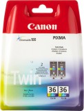 Canon CLI-36 Twin-Pack Color tintapatron 1511B018AA