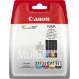 Canon CLI 551 multipack C,M,Y,Bk eredeti tintapatron