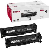 Canon CRG 718 2x3400 oldal eredeti fekete toner csomag
