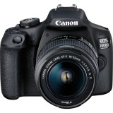 Canon EOS 2000D BK 18-55 IS II EU26 SLR fényképezőgép készlet 24,1 MP CMOS 6000 x 4000 pixel Fekete