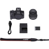 Canon EOS R50 5811C013 Tükörnélküli fényképezőgép - Fekete (5811C013)