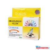 Canon kompatibilis Canon CLI521 tintapatron yellow ORINK (utángyártott)