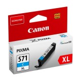 CANON Patron CLI-571C XL cián MG5750,MG5751,MG5752,MG5753,MG6850,MG6851,MG6852,MG6853,MG7750,MG7751,MG7752,MG7753 (0332C001) - Nyomtató Patron