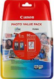 Canon PG-540XL/CL-541XL fekete/színes eredeti tintapatron multipack + fotópapír