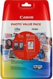 Canon PG-540XL/CL-541XL fekete/színes eredeti tintapatron multipack + fotópapír
