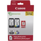 Canon PG-545/CL-546 Multipack tintapatron + Photo Paper Value Pack 50db 8287B008