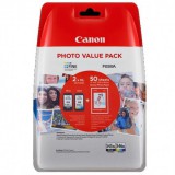 Canon PG-545XL/CL-546XL fekete és színes eredeti tintapatron +50 fotópapír
